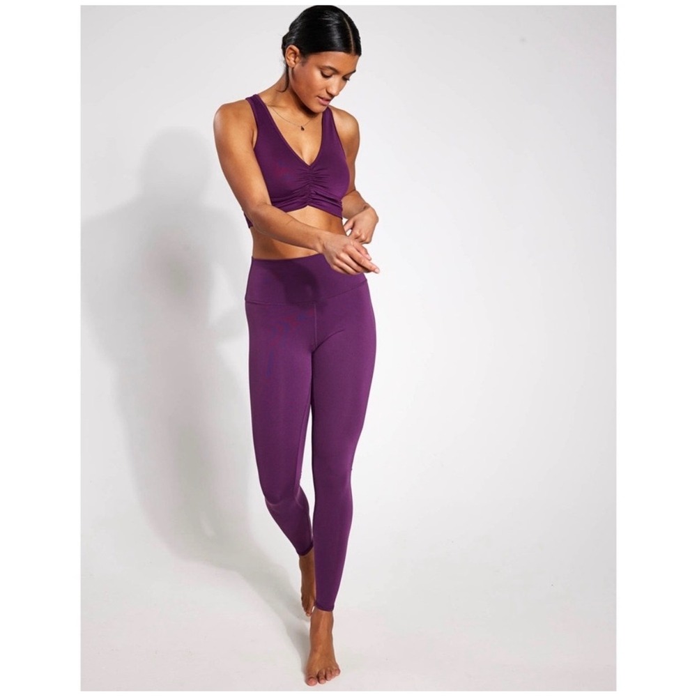 Alo Yoga Airbrush Dark Plum Legging S